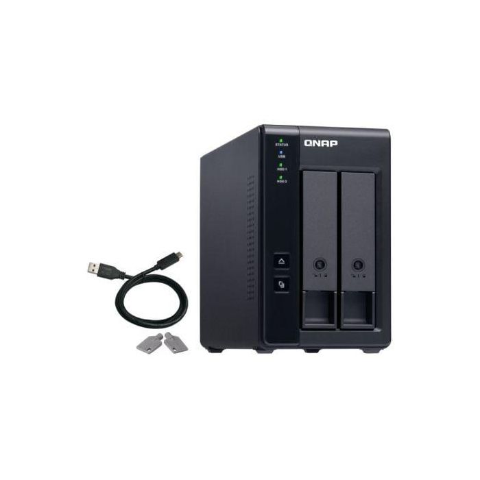 QNAP TR-002 unidad de disco multiple Negro 1 QNAP TR-002 unidad de disco multiple Negro 1