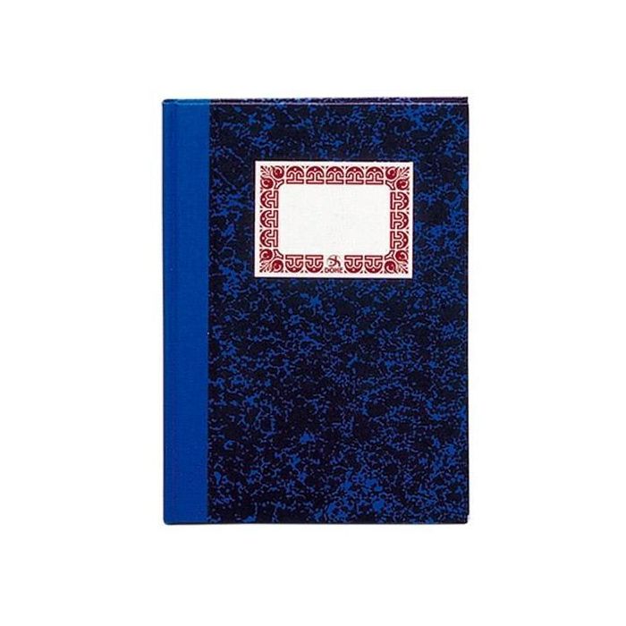 Dohe Cuaderno Cartoné Índice 80H Cuarto Natural Rayado Horizontal 70 gr Azul