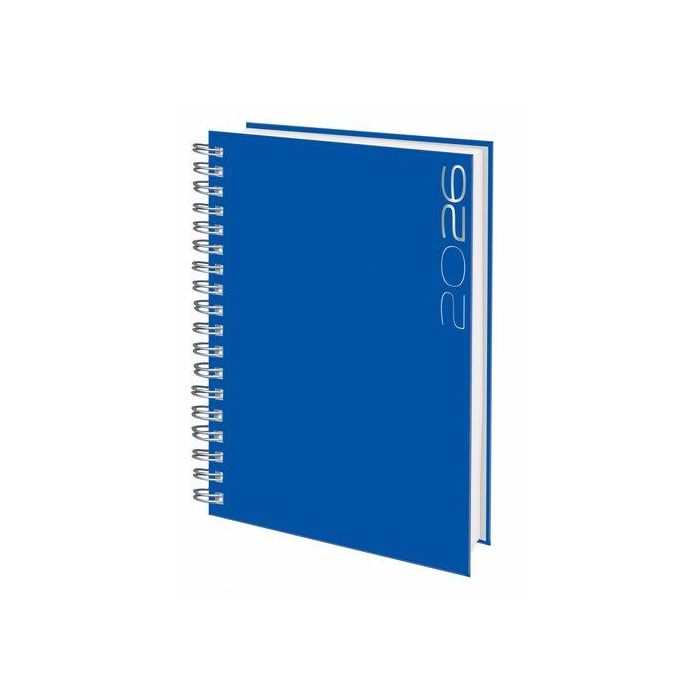 Agenda Anual (2026) Edeusto Positano Wire-O Tapa Dura D13 166X240 D/P Azul (C08)