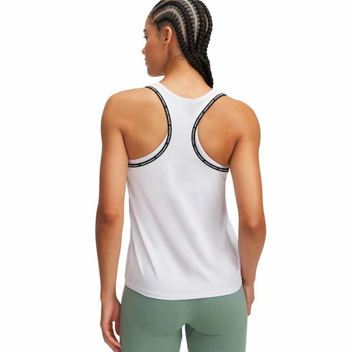 Camiseta de Tirantes Mujer Under Armour Tech Blanco (S) 1 Camiseta de Tirantes Mujer Under Armour Tech Blanco (S) 1