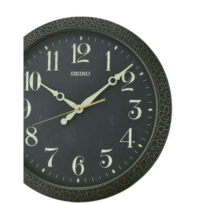 Reloj de Pared Seiko QXA815K Negro Plástico 1 Reloj de Pared Seiko QXA815K Negro Plástico 1