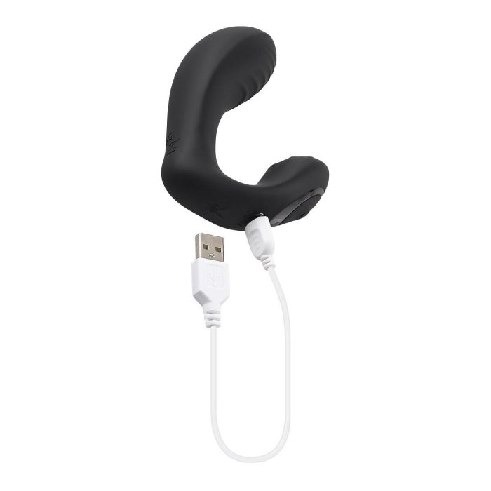 Vibrador Punto G Playboy Playboy Negro 2 Vibrador Punto G Playboy Playboy Negro 2