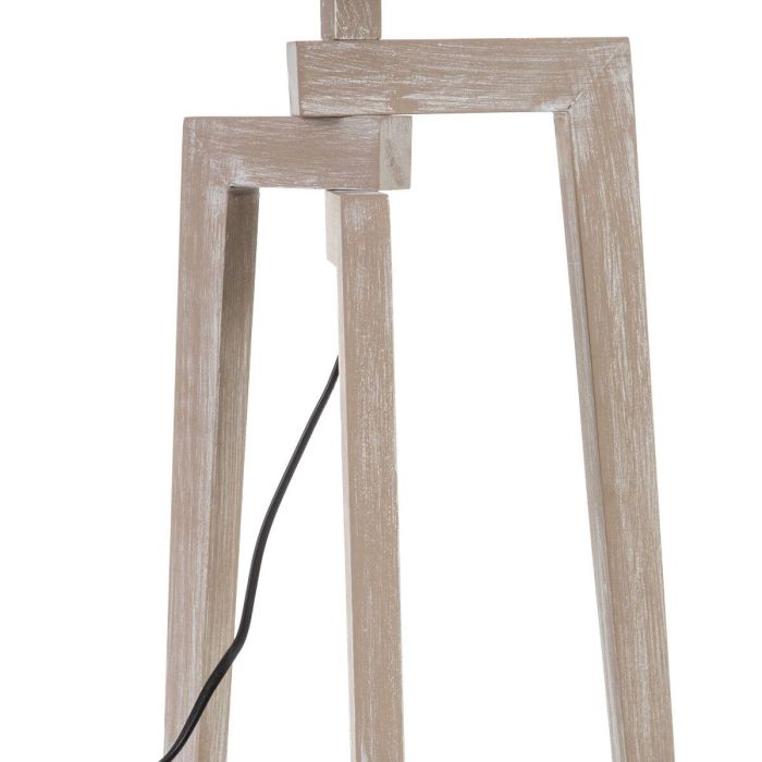Lámpara de mesa Blanco Lino Madera 60 W 220 V 240 V 220-240 V 30 x 30 x 66 cm 3 Lámpara de mesa Blanco Lino Madera 60 W 220 V 240 V 220-240 V 30 x 30 x 66 cm 3