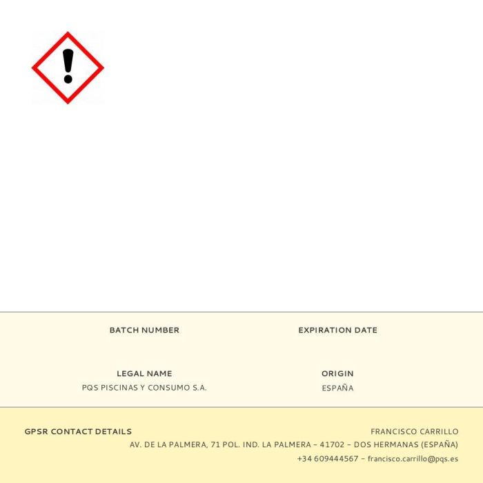PQS Amoníaco perfumado botella 1L - Quitamanchas, desengrasante, limpiacristales, limpiasuelos, limpiamoquetas, limpiatapicerías 1