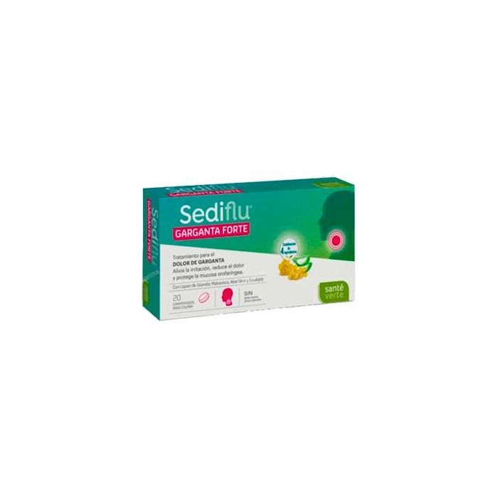 Sante Verte Sediflu Garganta Forte 20 Comp. Para Chupar