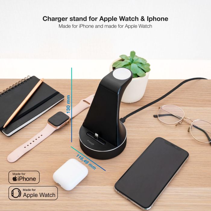 TooQ TQCD02L cargador de dispositivo móvil Smartphone, Reloj inteligente USB Cargador inalámbrico Carga rápida Interior 1 TooQ TQCD02L cargador de dispositivo móvil Smartphone, Reloj inteligente USB Cargador inalámbrico Carga rápida Interior 1