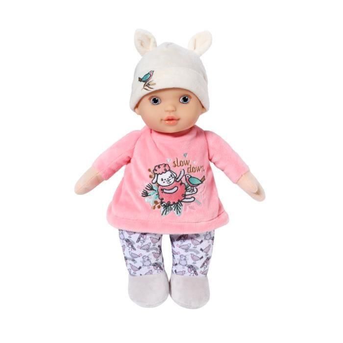 Baby Born - Baby Annabell Sweetie - Muñeca de trapo 30 cm - Sonajero integrado - Muy suave - Desde 0 meses