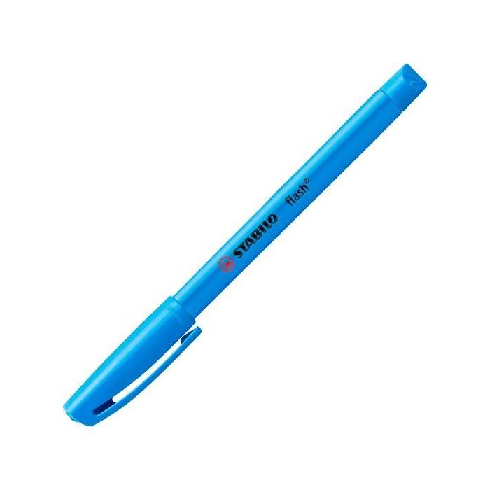 Stabilo Marcador Fluorescente Flash Azul Caja 10 Ud