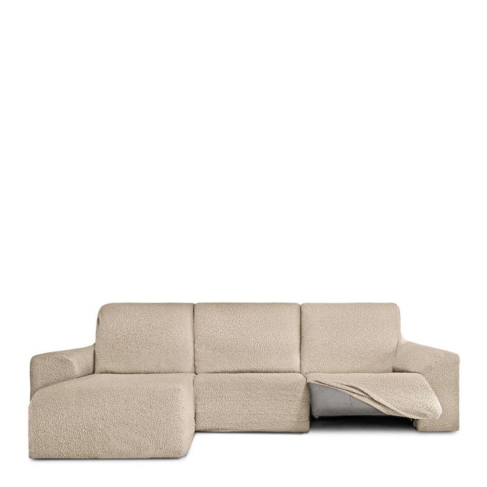 Funda para chaise longue de brazo corto izquierdo Eysa ROC Beige 120 x 120 x 360 cm 1