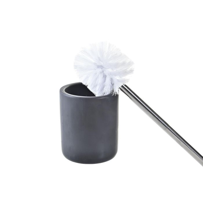 DKD Home Decor Baño Scandi Negro Natural Bambú Dolomita Set 3 Piezas 10.2 x 37.5 x 10.2 cm 1