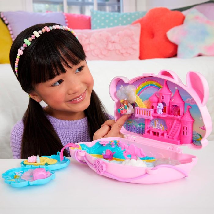 Set Cofre-Bolso Conejito Polly Pocket Jft88 Mattel 4 Set Cofre-Bolso Conejito Polly Pocket Jft88 Mattel 4