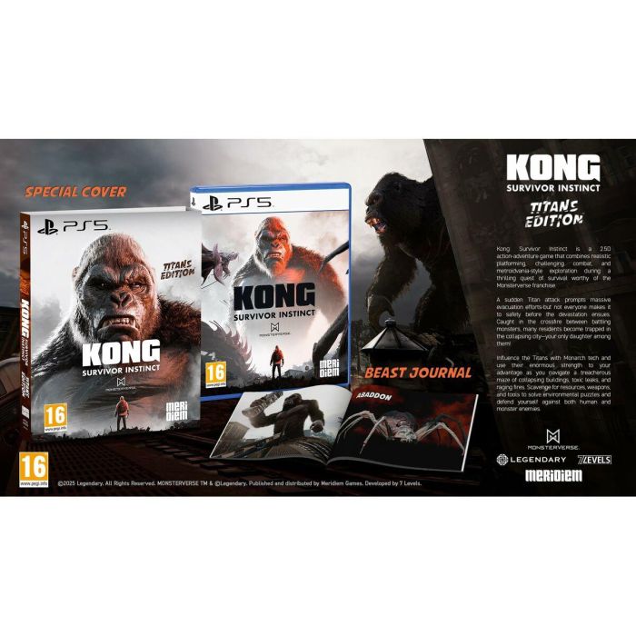 Microids 8436622260317 Kong: Survivor Instinct - Edición Titanes - Juego para PlayStation 5 7