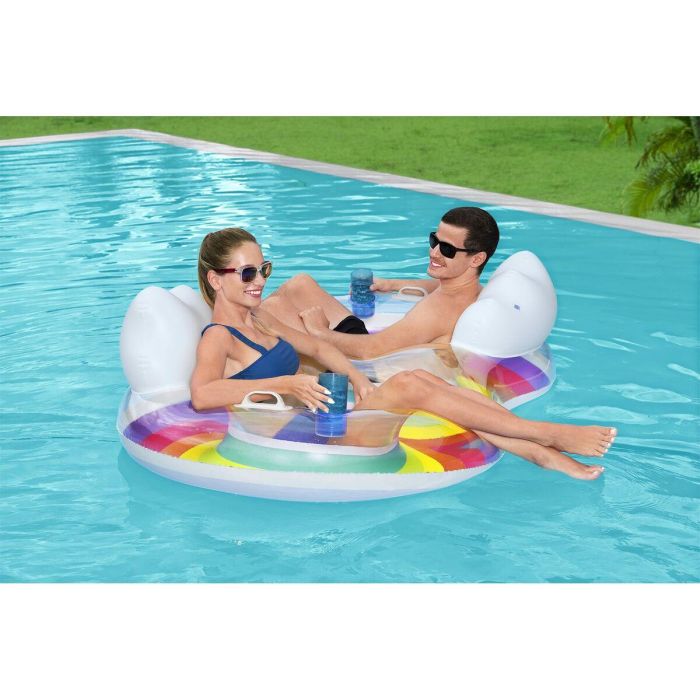 Bestway Rueda Hinchable con Asas y Respaldo 186x116 cm Playa y Piscina 43648 1 Bestway Rueda Hinchable con Asas y Respaldo 186x116 cm Playa y Piscina 43648 1