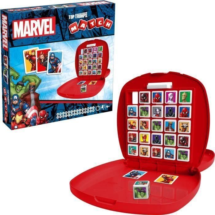 Winning Moves WIN5036905060530 Match Juego de Mesa de Movimientos - Marvel 2025