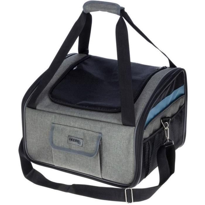 Kerbl KER1685158717835 Bolsa de Transporte para Coche Vacaciones Gris/Azul 44x35x30 cm 0 Kerbl KER1685158717835 Bolsa de Transporte para Coche Vacaciones Gris/Azul 44x35x30 cm 0