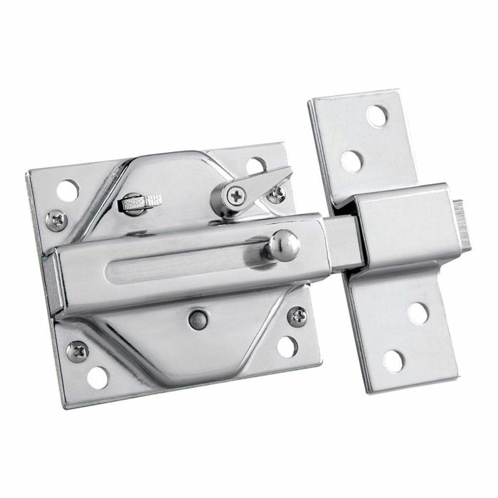 Ifam Cerrojo cs88sc, acabado cromo satinado, palanca cuadrada 17mm, 4 vueltas de palanca, apto para puertas izquierda o derecha