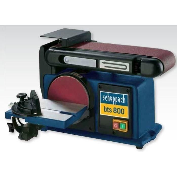 Lijadora de banda y disco SCHEPPACH BTS800 Ø 150 mm - 370 W Lijadora de banda y disco SCHEPPACH BTS800 Ø 150 mm - 370 W