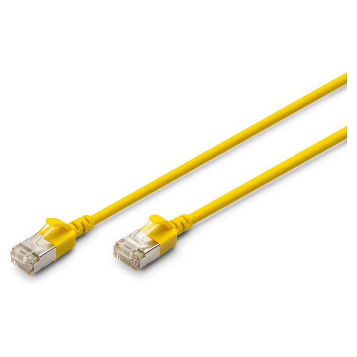 Digitus Cable de Red CAT 6A F/FTP Slim 0,50m Amarillo Digitus Cable de Red CAT 6A F/FTP Slim 0,50m Amarillo