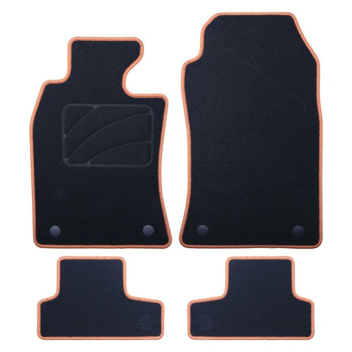 Set de Alfombrillas para Coche OCC Motorsport OCCMI0008YE Mini R52 Cabrio 5 Piezas Set de Alfombrillas para Coche OCC Motorsport OCCMI0008YE Mini R52 Cabrio 5 Piezas