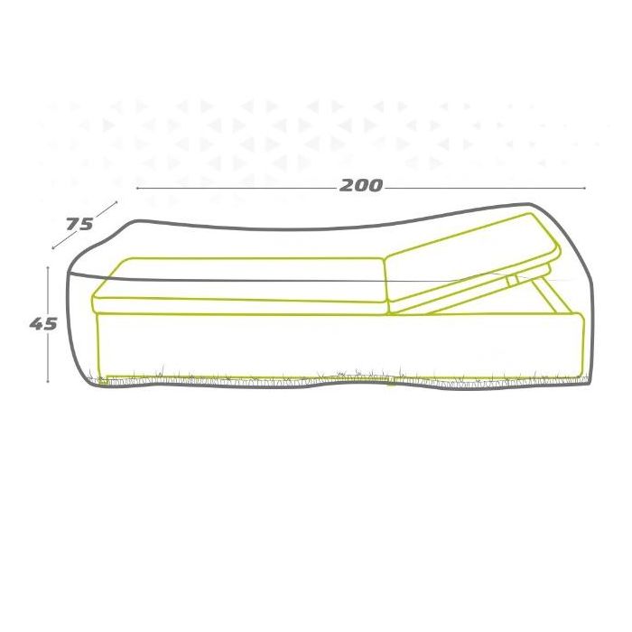 Funda Protectora Aktive 200 x 45 x 75 cm (6 Unidades) 1 Funda Protectora Aktive 200 x 45 x 75 cm (6 Unidades) 1
