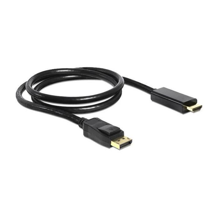 DisplayPort 1.2 > HDMI (ST-ST) 2m Adapterkabel 4K Schwarz