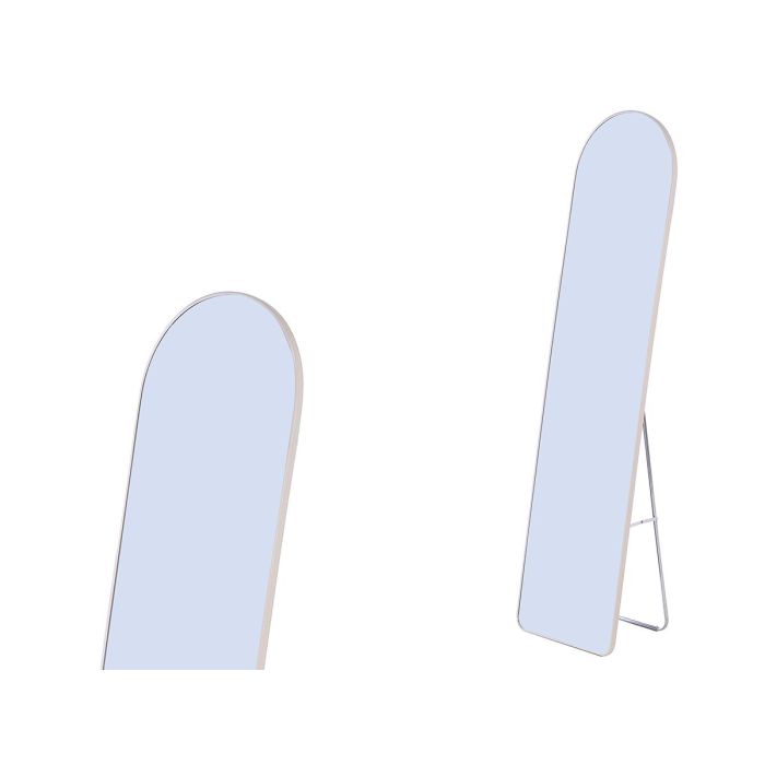 Giftdecor Espejo Ovalado con Soporte Blanco 36x146x1.7 cm de Vidrio