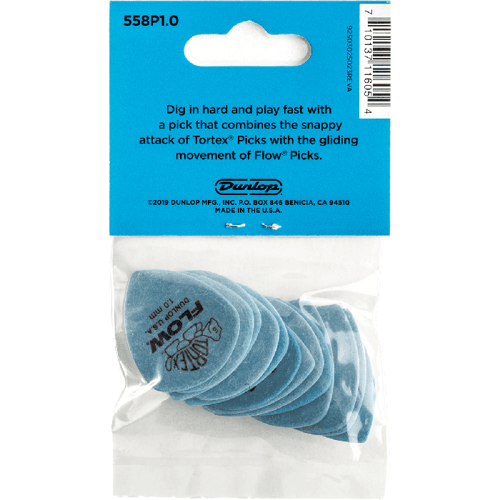 Pack 12 Púas Tortex Flow - 1,00Mm 4 Pack 12 Púas Tortex Flow - 1,00Mm 4