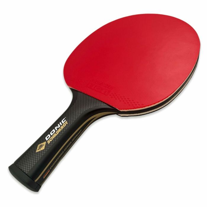 Schildkröt 758221 - Raqueta de Tenis de Mesa 100% Carbono con Goma Liga QRC - Talla Única 10