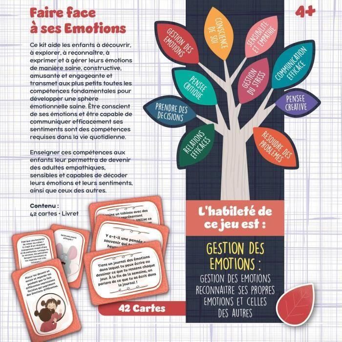 Lisciani Giochi LIS8008324110063 Juego de Cartas para la Gestión de Emociones - Educativo, Habilidades para la vida, Tarjetas Ilustradas 3