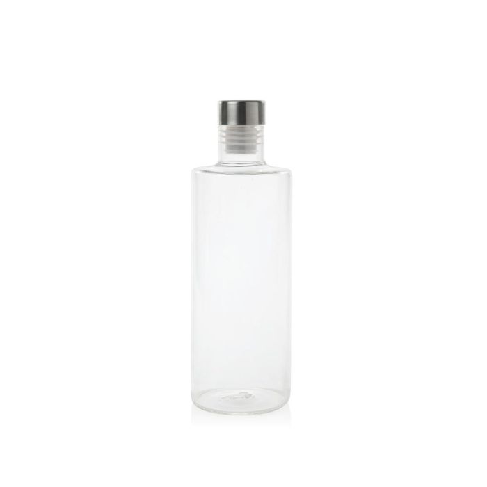 Andrea House Botella de Vidrio Transparente 1 Litro con Tapón de Acero Inoxidable Antigoteo Ø 8 x 29 cm 0 Andrea House Botella de Vidrio Transparente 1 Litro con Tapón de Acero Inoxidable Antigoteo Ø 8 x 29 cm 0