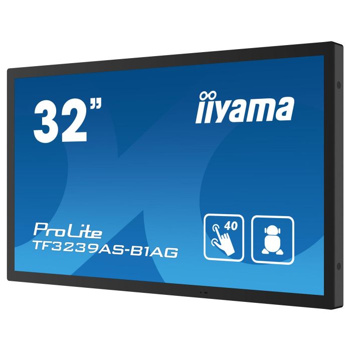 iiyama TF3239AS-B1AG Monitor Táctil Profesional 31.5 Pulgadas Full HD IPS 1920x1080 LED 8ms Negro M-Touch 2xHDMI+DP 16 iiyama TF3239AS-B1AG Monitor Táctil Profesional 31.5 Pulgadas Full HD IPS 1920x1080 LED 8ms Negro M-Touch 2xHDMI+DP 16
