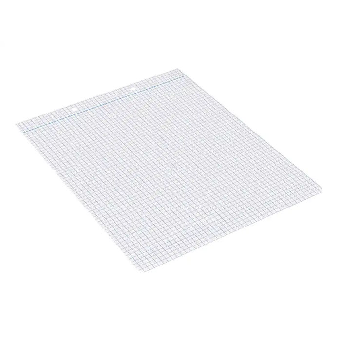 Liderpapel Recambio Cuadernos A5 Apaisado, 100 Hojas Cuadrícula 4 mm, Papel 75 g, 2 Taladros con Margen