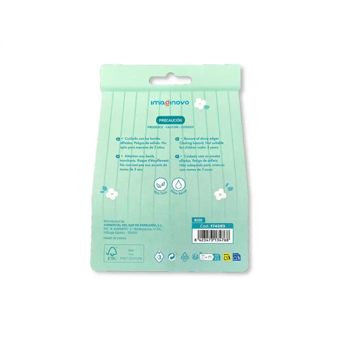 Imaginovo Bloc notas adhesivas Sandwich, 20 hojas, tamaños surtidos, divertido diseño fantasía 2