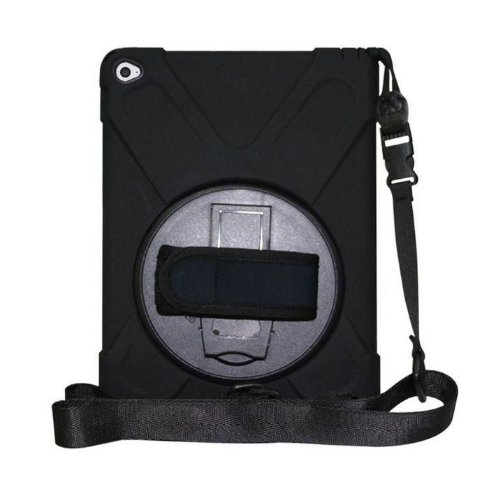 eSTUFF Funda Defender Antigolpes para iPad Air 2 9.7, Soporte 360°, Correas y Sin Protector de Pantalla - Negra 3 eSTUFF Funda Defender Antigolpes para iPad Air 2 9.7, Soporte 360°, Correas y Sin Protector de Pantalla - Negra 3
