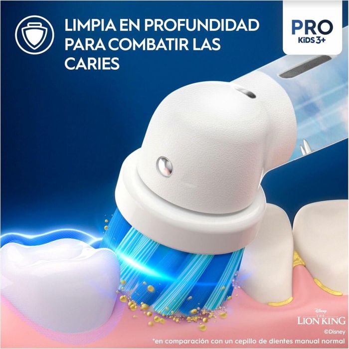 Cepillo de Dientes Eléctrico Oral-B Rey Leon Rojo Multicolor 4 Cepillo de Dientes Eléctrico Oral-B Rey Leon Rojo Multicolor 4