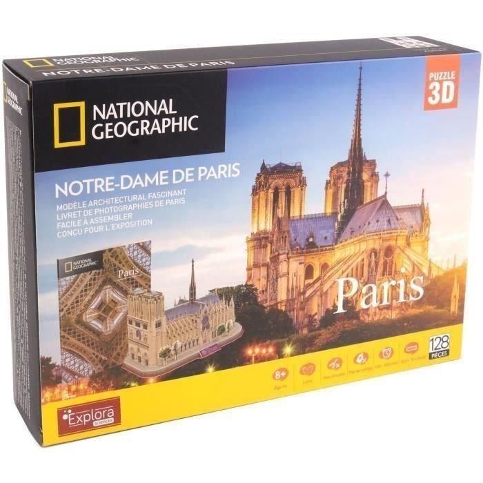 Puzzle 3D - Notre Dame De Paris - Juego de construcción - EXPLORA - 128 piezas - A partir de 8 años 3 Puzzle 3D - Notre Dame De Paris - Juego de construcción - EXPLORA - 128 piezas - A partir de 8 años 3