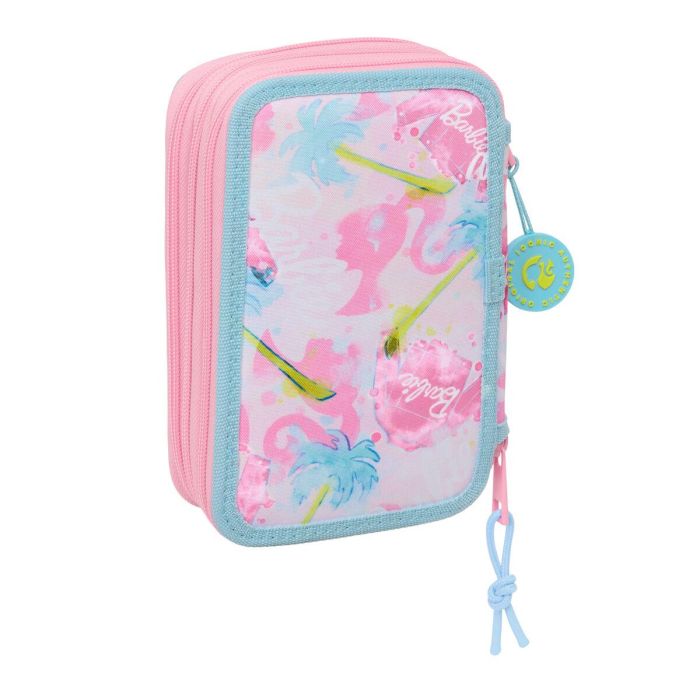 Estuche Escolar con Accesorios Barbie Painterly Rosa Azul cielo 12,5 x 19,5 x 5,5 cm 37 Piezas 5