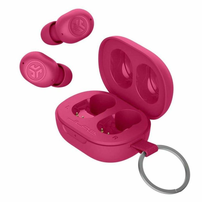 Auriculares con Micrófono JLab JBuds Mini Rosa 14 Auriculares con Micrófono JLab JBuds Mini Rosa 14