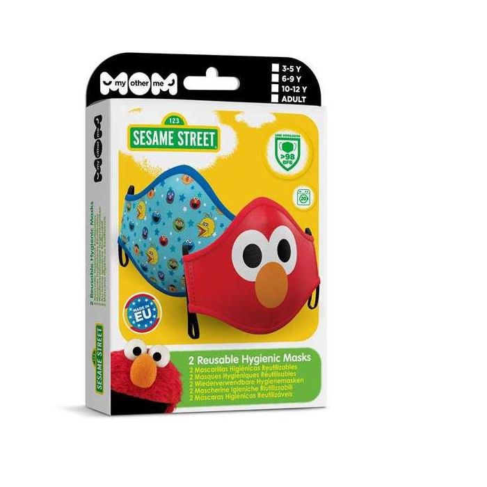 Sesame street premium higienic mask 6-9 y