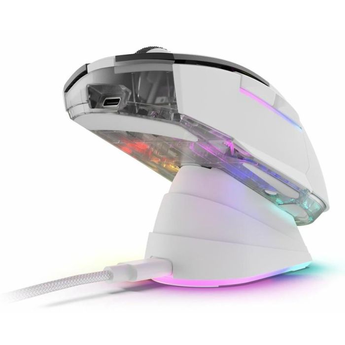 Sharkoon Ratón Gaming SGM50W Óptico 6 Botones 6.400 DPI Blanco 6