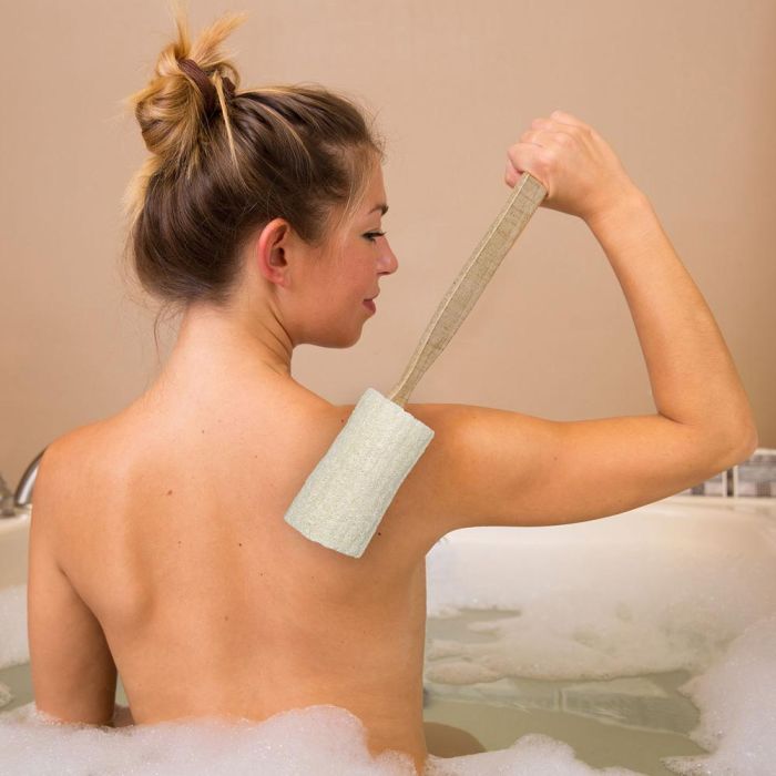 Cosmetic Club Esponja para Espalda con Mango Exfoliante Fibras Vegetales 39 cm 3