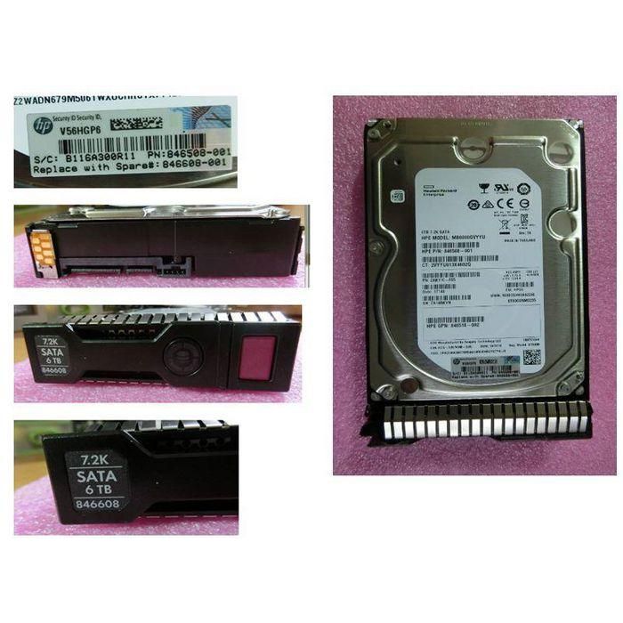 Hewlett Packard Enterprise 6TB, 3.5", SATA III, 7.2K rpm, LFF, SC 1