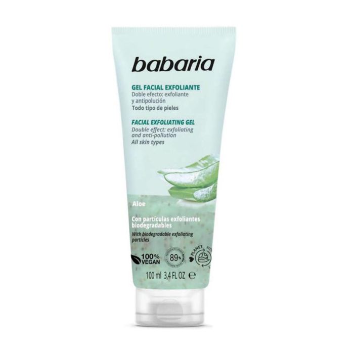 Babaria Aloe vera gel exfoliante todo tipo de piel 100 ml