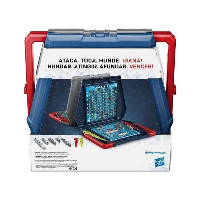 Hasbro Gaming F4527 Hundir La Flota | Juego de Mesa de Combate Naval Clásico | Estrategia | Español | Edad +7 años 7