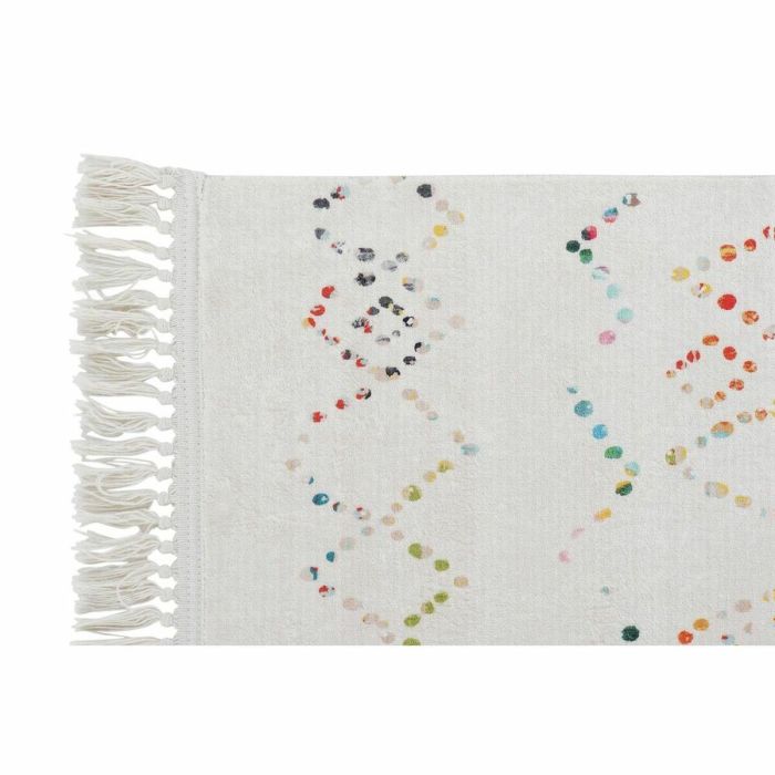 Alfombra DKD Home Decor Blanco Multicolor (120 x 180 x 0,7 cm) 1 Alfombra DKD Home Decor Blanco Multicolor (120 x 180 x 0,7 cm) 1
