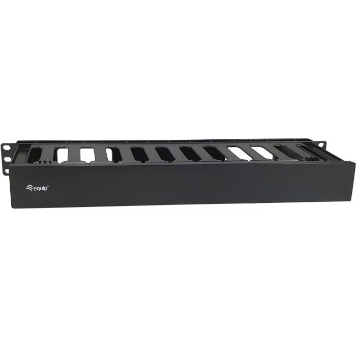 Equip 19" Kabelmanagement Panel abnehmbare Heckplatte sw 0 Equip 19" Kabelmanagement Panel abnehmbare Heckplatte sw 0