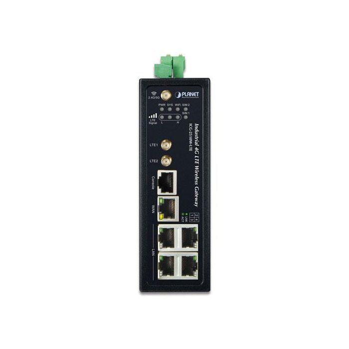 Planet Industrial 4G LTE Cellular Wireless Gateway with 5-Port 10/100/1000T(2 Module SIM Card Slots, 802.11ac, 1 RS232/RS485, DI/DO, -35~75 degrees C, LTE Band B1/B3/B5/B7/B8/B20) 1 Planet Industrial 4G LTE Cellular Wireless Gateway with 5-Port 10/100/1000T(2 Module SIM Card Slots, 802.11ac, 1 RS232/RS485, DI/DO, -35~75 degrees C, LTE Band B1/B3/B5/B7/B8/B20) 1