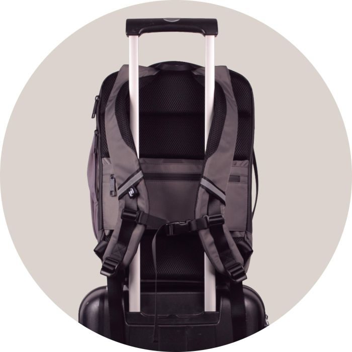 Oxford Mochila Executive RPET Gris para Portátil de hasta 15" 400191412, Fabricada con Materiales Reciclados 2 Oxford Mochila Executive RPET Gris para Portátil de hasta 15" 400191412, Fabricada con Materiales Reciclados 2