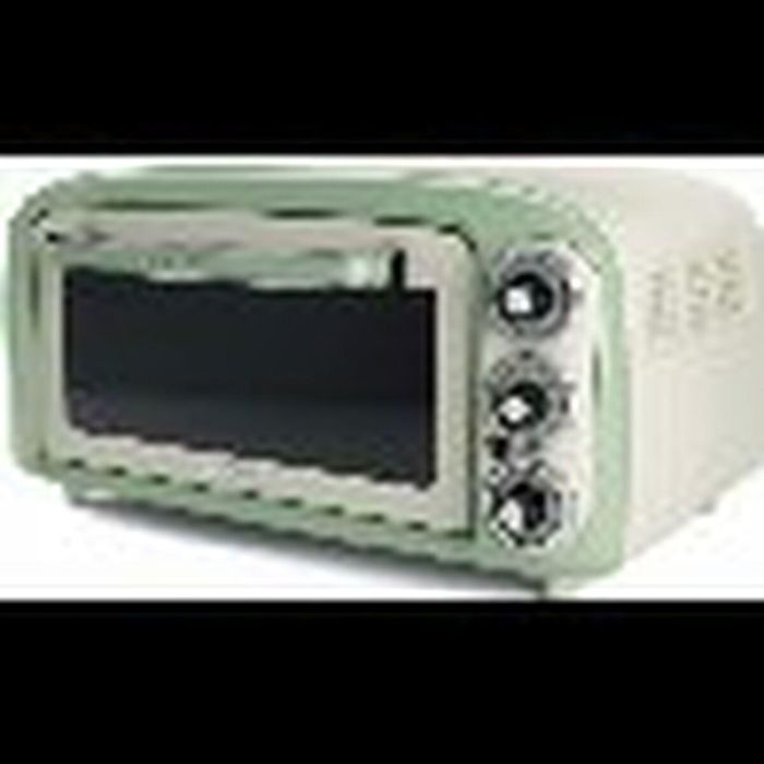 Ariete 979/04 Mini Horno Eléctrico Vintage 18 Litros, Verde, Función Estática, Temporizador, 230°C 2 Ariete 979/04 Mini Horno Eléctrico Vintage 18 Litros, Verde, Función Estática, Temporizador, 230°C 2