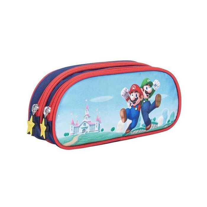 Estuche super mario triple. interior totalmente forrado y personalizado. acabados y cremalleras de alta calidad 37 x 27 x 17 cm. 1 Estuche super mario triple. interior totalmente forrado y personalizado. acabados y cremalleras de alta calidad 37 x 27 x 17 cm. 1